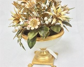Floral Art designed by Jane Hutchinson for Gorham, 8 1/2" H.