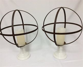 Candlesticks, 18" H.