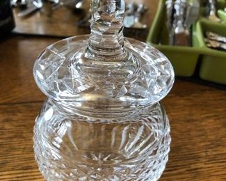 Waterford covered Honey/jam pot $18