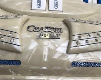 Custom Capital Built Piano Style Accordian Made in Italy plaque No. 18446 purchased from the ITALO-AMERICAN ACCORDION Company! $180