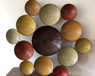 Metal wall hanging $10