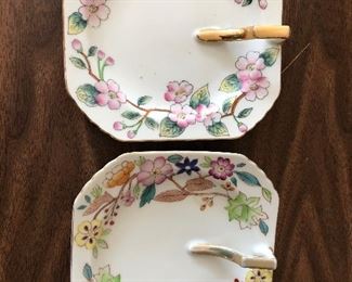 Vintage and Antique Bon Bon plates, many are Noritake made in Occupied Japan approximately 40 Plates $50 for entire lot.