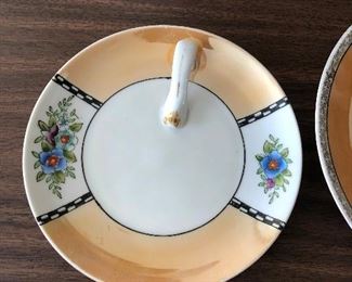 Vintage and Antique Bon Bon plates, many are Noritake made in Occupied Japan approximately 40 Plates $50 for entire lot.