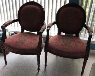 Fairfield pair of chairs $150 for Pair 25 W x 23" D