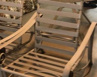 2 Chaise lounge chairs, Table 2 rocking chairs, 2 chairs, 2 ottomans, side table, 2 chaise pads, 2 chair bottom pads $150 OBO.  text 847-269-6272 with offer pick up is available on Saturday. If your offer is accepted I will call for payment.