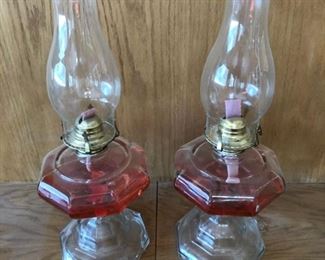 2 Hurricane Lamps $50 OBO