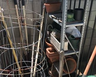 Rack, Tomato Cages and misc $25 OBO