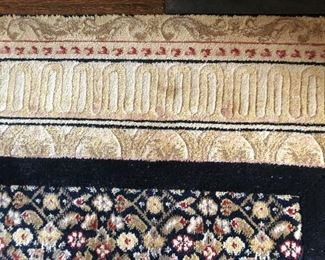 50% off Now: $350 Was $700 Ivory & Black Traditional Style Runner
approx. 4'7".6" x 25"
