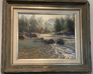 C W Dykes “April Flowers” 18x24 - $2,400