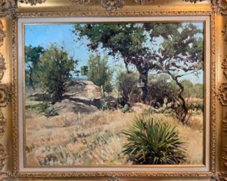 John Austin Hanna “Hunting Blind” - 24x30 - $6,500