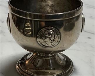 Medallion Coin Silver Master Salt 2 3/8” - $195