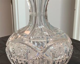 American Brilliant Period Cut Glass Carafe - $295