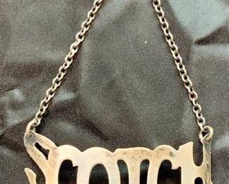 Sterling Scotch Label - $35