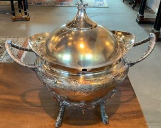 Silver Plated Soup Tureen - $295