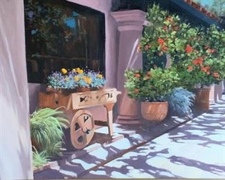 HINSON "WALK IN THE SUNSHINE" 18X24 - $2,300