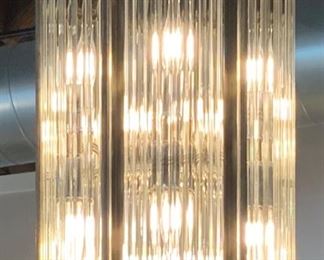 Contemporary Brushed Silver Chandelier - $1,600