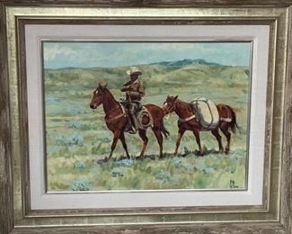 Fred Fellows “Heading for the High Country” 18x24 - $4,500