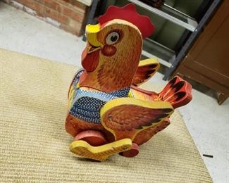 Wooden Rooster $32