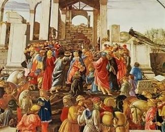 The Adoration of the Kings by Sandro 
Circular Jigsaw Puzzle $10