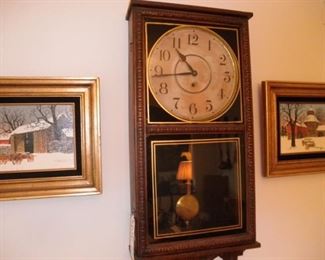 VINTAGE WATERBURY CLOCK