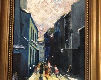 PAUL GATTO SIGNED IN LOWER RIGHT AND STAMPED IN REVERSE SIDE