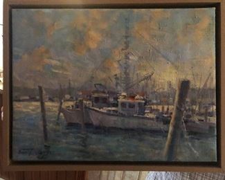 BART DECEGLIE OIL PAINTING