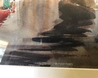 MARTIN AHEARN SIGNATURE A.W.S. AMERICAN WATERCOLOR SOCIETY