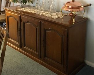 Mid Century Mediterranean Servicing Buffett Cabinett Local Pickup	 $195 
