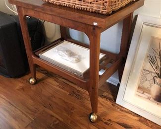 BU1055: Danish Modern Serving Cart Local Pickup	 $125 
