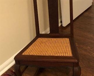 BU1102: Child's Antique Wooden Rocking Chair Local Pickup	 $80 
