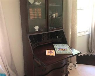 secretary desk with antlers. Rare