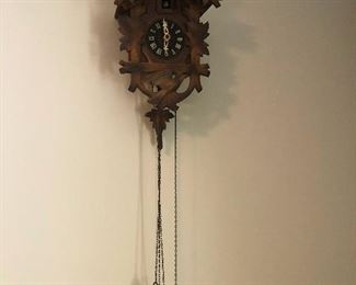 cuckoo clock, those things hang low!