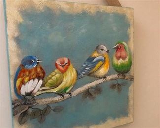 four magpies gossiping about you