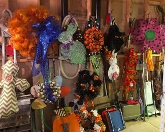 a flurry of fright wigs