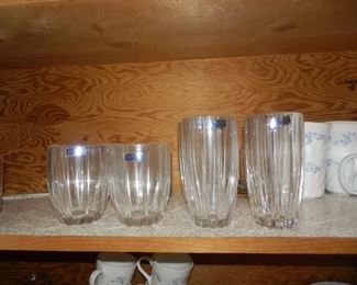 NEW SET OF 8 WATERFORD CRYSTAL GLASSES