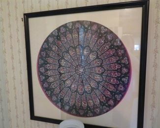 The Rose Window framed puzzle