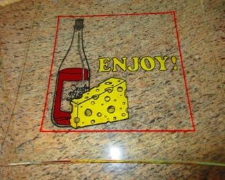 Vintage Cheese Tray $22