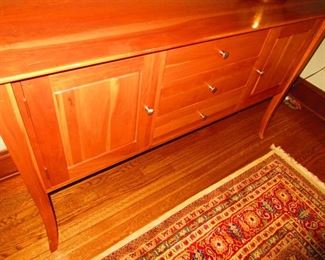 Arhaus Cherry Sideboard In The Style Of Mission $525 *Rug Not For Sale