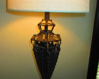 Iron Table Lamp (One Of A Pair) $135/Each