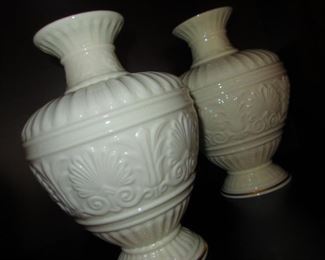 Pair Of Lenox Vases $225
