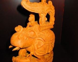 Indian Wooden Carving $23