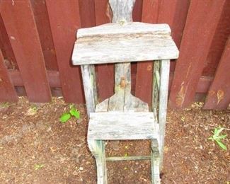 Weathered Stool $35