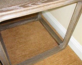 One Of A Pair Of Arhaus Weathered Side Tables $425/each