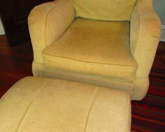 Arhaus Chair and Ottoman $525