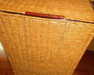 Woven Laundry Basket $35