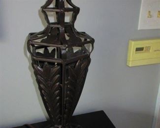 Iron Table Lamp (1 of a pair) $135/each