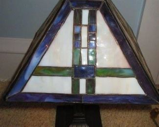 Leaded Glass Table Lamp $55