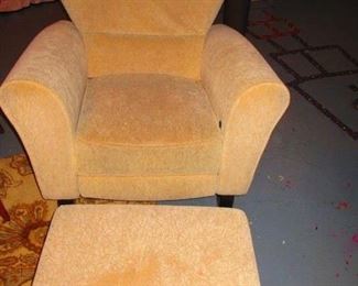 Arhaus Chair And Ottoman $475