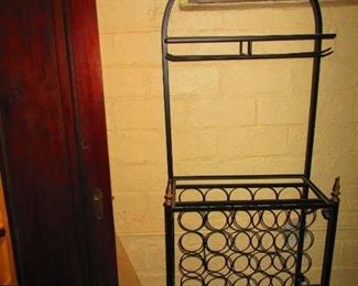 Iron Wine Rack $325