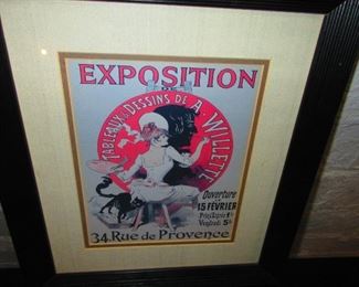 Framed French Print $35